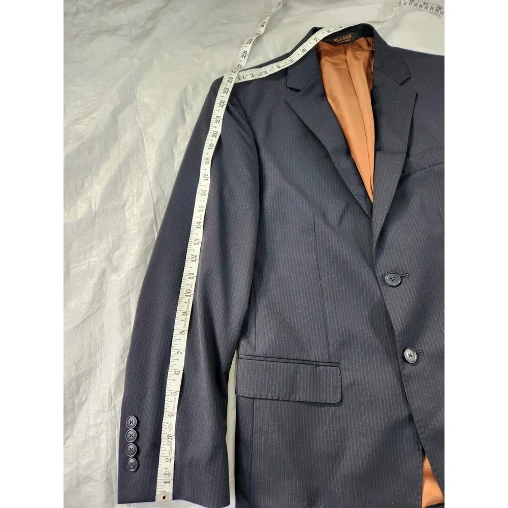 Jos. A. Bank Joseph Collection Mens Navy Blue 100% Wool Blazer 38 S Slim Fit